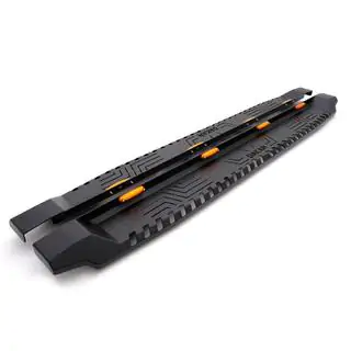 Боковые пороги Dakar V1 с LED (2 шт, металл) фото 1