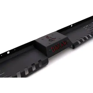Боковые пороги Dakar V2 без LED (2 шт, металл) фото 4