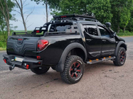 Mitsubishi L200 2015-2024 гг. Боковые пороги Dakar V2 с LED (2015-2019, 2 шт, металл) фото 8