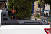 Isuzu D-Max 2019- гг. Роллбар Dakar с LED (под роллеты) фото 3