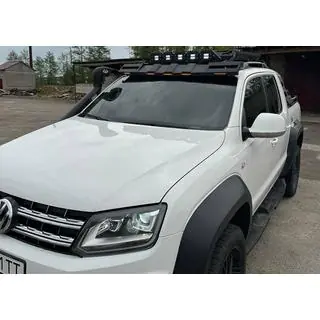 Козырек лобового стекла под багажник DAKAR (LED) SsangYong Musso ІІ 2018- гг. фото 3