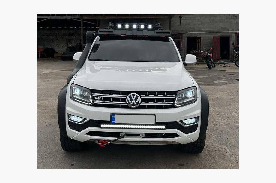 SsangYong Musso II 2018– гг. Козырек лобового стекла под багажник DAKAR (LED) Image