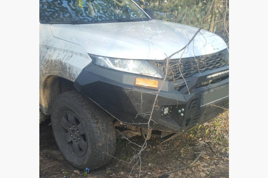 Mitsubishi L200 2015-2024 гг. Передний бампер с защитой картера Dakar (2019+) Фото 5