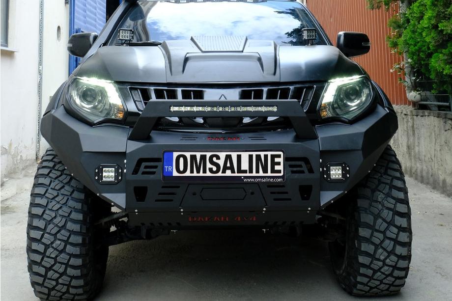 Mitsubishi L200 2015-2024 гг. Передний бампер с защитой картера Dakar (2015-2019) Image