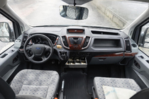 Ford Transit 2014- гг. Накладки на панель приборов V2 Алюминий фото 1