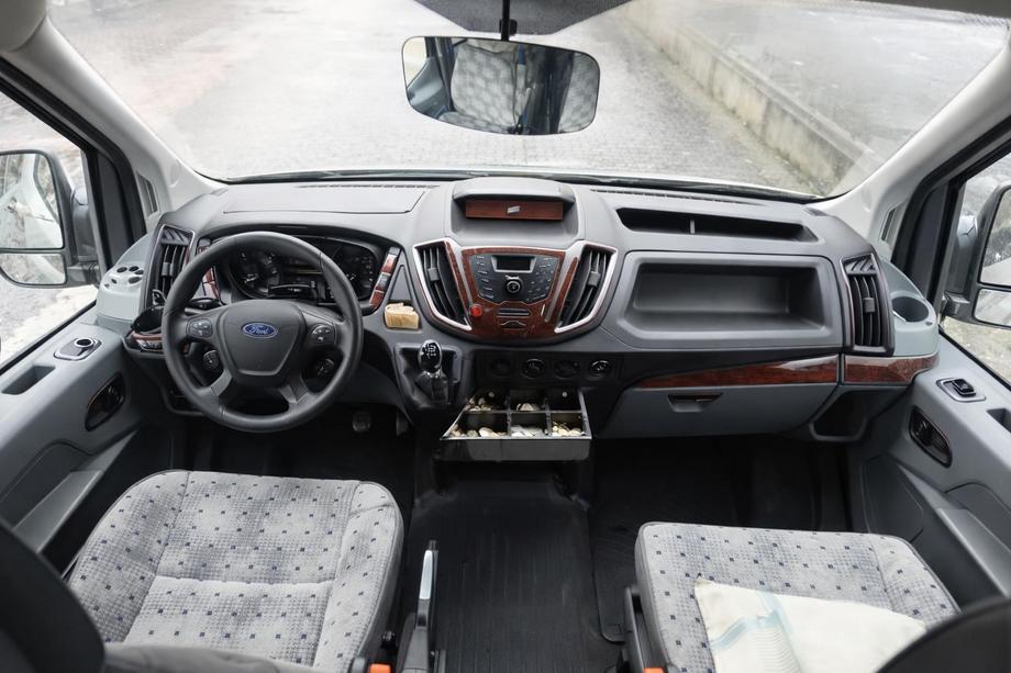 Ford Transit 2014- гг. Накладки на панель приборов V2 Алюминий Image