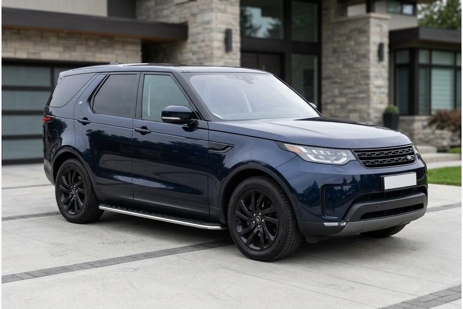 Land Rover Discovery V 2017- гг. Боковые Подножки Maydos V1 (2 шт., нержавейка) Image