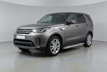 Land Rover Discovery V 2017- гг. Боковые Подножки Maydos V2 (2 шт., Алюминий и Нержавейка) фото 1