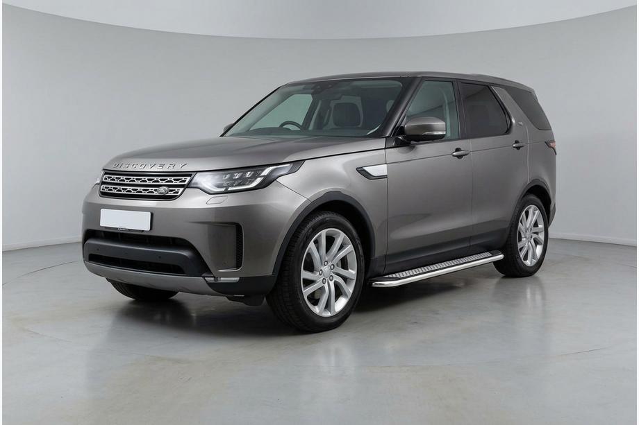 Land Rover Discovery V 2017- гг. Боковые Подножки Maydos V2 (2 шт., Алюминий и Нержавейка) Image