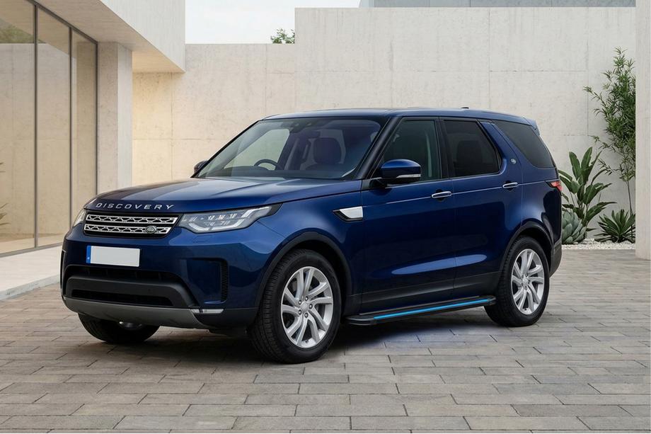 Land Rover Discovery V 2017- гг. Боковые Подножки Maya Blue (2 шт., Алюминий) Image