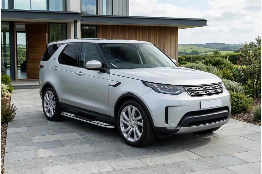 Land Rover Discovery V 2017- гг. Боковые Подножки Tayga V2 (2 шт., Алюминий) Image