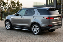 Land Rover Discovery V 2017- гг. Боковые Подножки Line (2 шт., Алюминий) фото 1