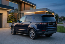 Land Rover Discovery V 2017- гг. Боковые пороги Bosphorus Grey (2 шт., алюминий) фото 1