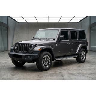 Боковые Подножки BlackLine (2 шт., Алюминий) Jeep Wrangler 2018- гг. фото 1