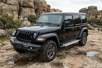 Jeep Wrangler 2018- гг. Боковые Подножки Vision New Grey (2 шт., Алюминий) фото 1
