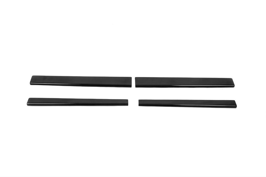 Peugeot Partner Tepee 2008-2018 гг. Накладки на пороги DDU (4 шт, ABS, Глянец) Image