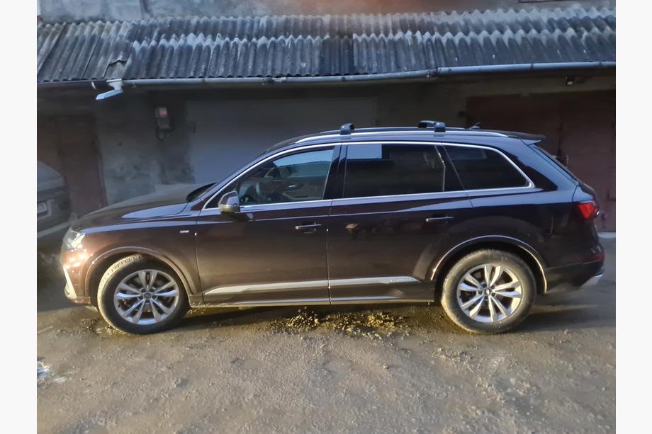 Audi Q7 2015–2026 гг. Поперечные багажные дуги на интегрированные рейлинги Skybar (2 шт) Фото 6