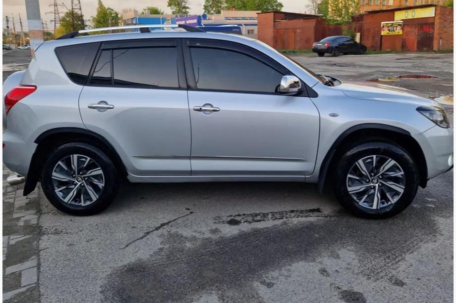 Toyota Rav 4 2006-2013 гг. Расширители арок (4 шт, черные, ABS-пластик) Image