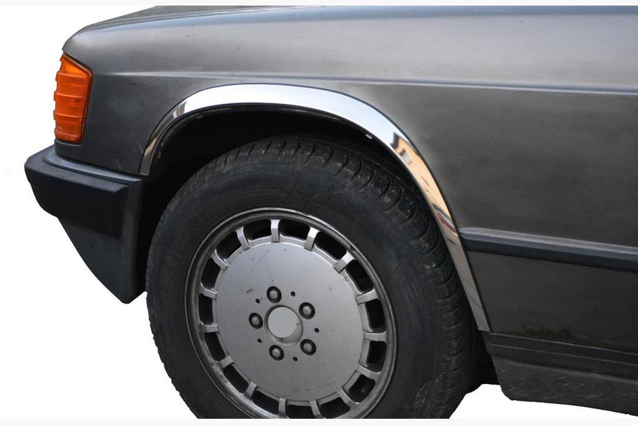 Mercedes W201 (190) 1982-1993 гг. Накладки на арки 1982-1989 (4 шт, нержавейка) Image