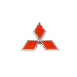 Эмблема 85мм (красный) Mitsubishi Colt 1996-2004 гг. фото 1