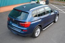 BMW X3 F25 2011-2018 гг. Боковые Подножки Fullmond (2 шт., Алюминий) фото 2