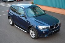 BMW X3 F25 2011-2018 гг. Боковые Подножки Fullmond (2 шт., Алюминий) фото 3