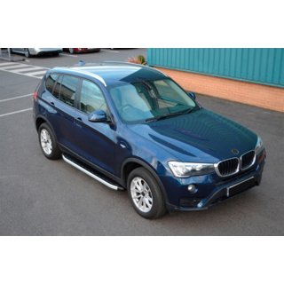 Боковые Подножки Fullmond (2 шт., Алюминий) BMW X3 F25 2011-2018 гг. фото 3
