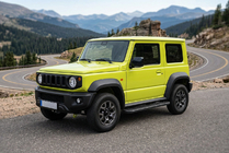 Suzuki Jimny 2018- гг. Боковые Подножки Bosphore Black (2 шт., Алюминий) фото 1