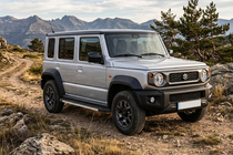 Suzuki Jimny 2018- гг. Боковые Подножки Duru (2 шт., Алюминий) фото 1