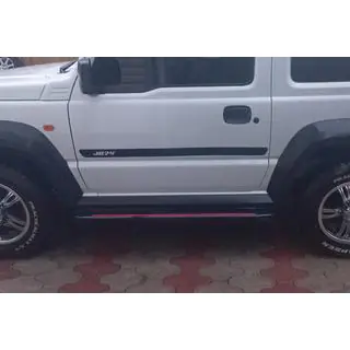 Боковые Подножки Maya Red (2 шт., Алюминий) Suzuki Jimny 2018- гг. фото 4