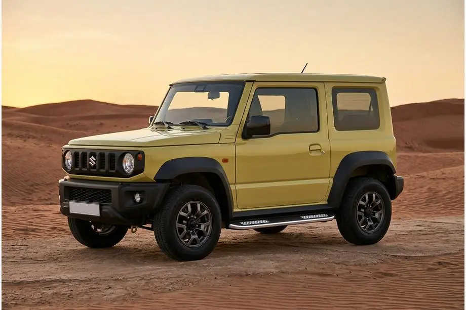 Suzuki Jimny 2018- гг. Боковые Подножки Tayga V2 (2 шт., Алюминий) Image