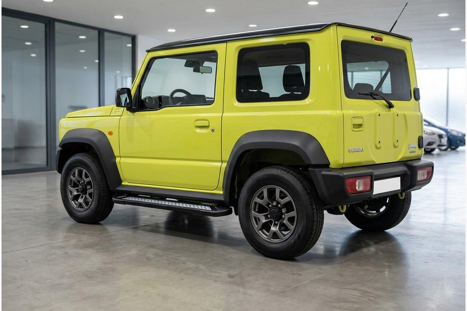 Suzuki Jimny 2018- гг. Боковые Подножки Vision New Black (2 шт., Алюминий) Image
