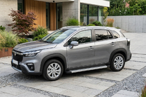 Suzuki SX4 S-Cross 2021- гг. Боковые Подножки Maya V2 (2 шт., Алюминий) фото 1