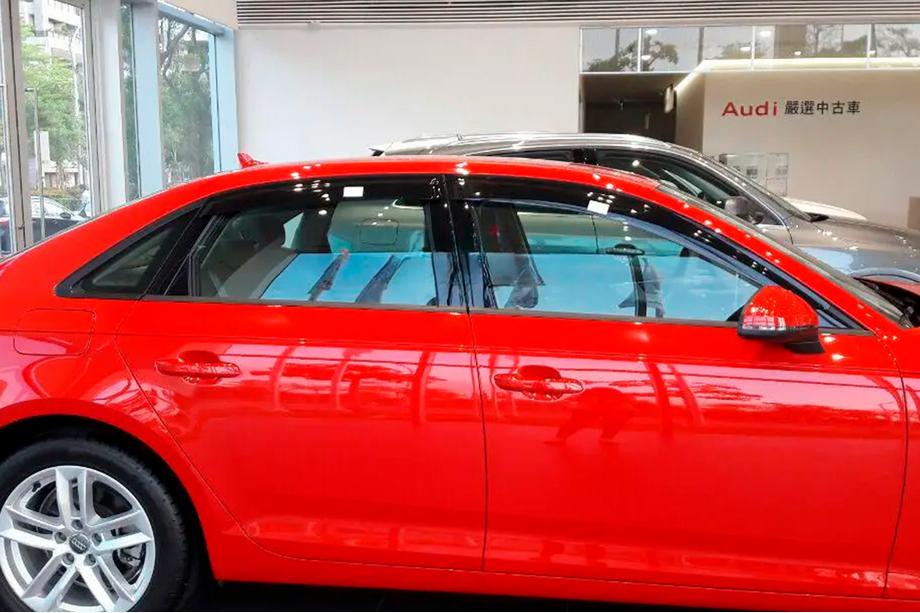 Audi A4 B9 2015-2024 гг. Ветровики на окна Sedan (4 шт., HIC) Image