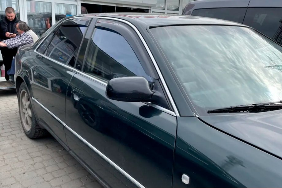 Audi A8 1994-2002 гг. Ветровики на окна (4 шт, HIC) Image