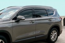 Hyundai Santa Fe 4 2018-2023 гг. Ветровики на окна (4 шт, HIC) фото 1