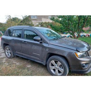 Ветровики на окна (4 шт, HIC) Jeep Compass 2006-2016 гг. фото 3