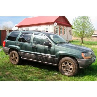Ветровики на окна (4 шт, HIC) Jeep Grand Cherokee WJ 1999-2004 гг. фото 1