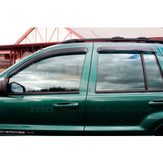 Ветровики на окна (4 шт, HIC) Jeep Grand Cherokee WJ 1999-2004 гг. фото 2