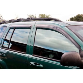 Ветровики на окна (4 шт, HIC) Jeep Grand Cherokee WJ 1999-2004 гг. фото 3