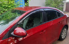 Chevrolet Cruze 2009–2015 гг. Ветровики SD (4 шт., Sunplex) фото 1