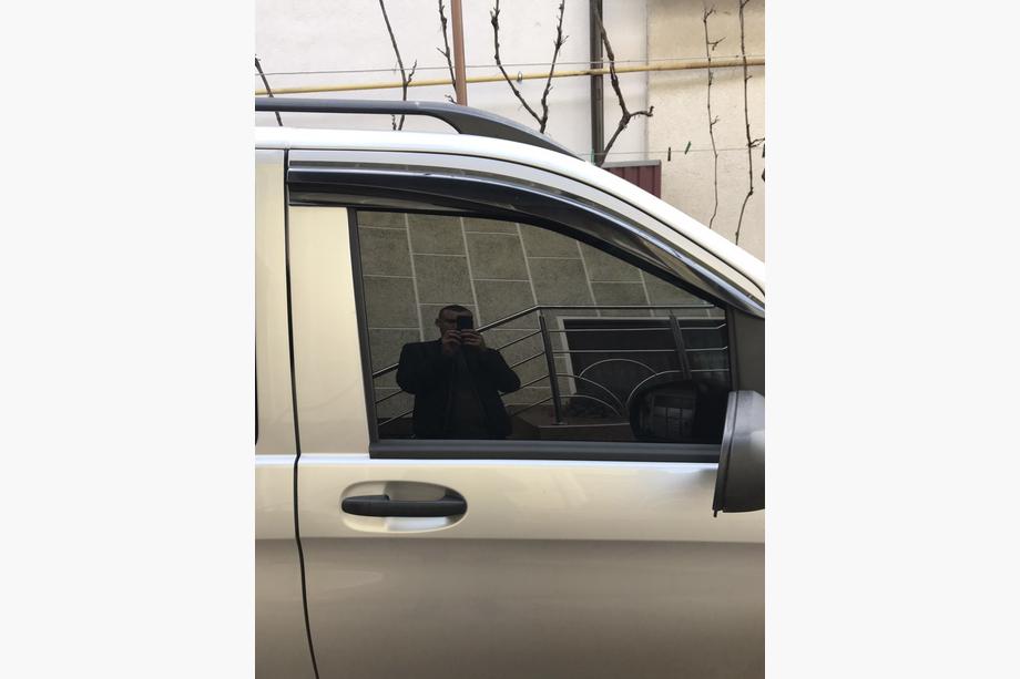 Mercedes Vito/V-class W447 2014- гг. Ветровики на окна (2 шт., Sunplex Sport) Image
