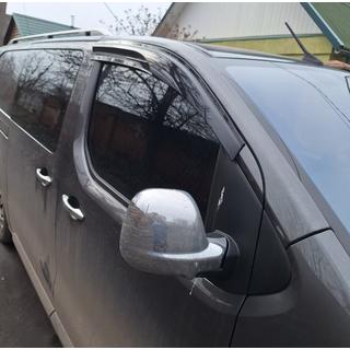 Ветровики на окна (2 шт., Sunplex Sport) Opel Vivaro 2019- гг. фото 4