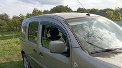 Renault Kangoo 2008–2020 гг. Ветровики на окна (2 шт., Sunplex Sport) фото 4