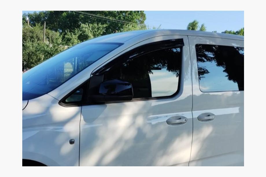 Volkswagen Caddy 2020- гг. Ветровики на окна (2 шт., Sunplex Sport) Image