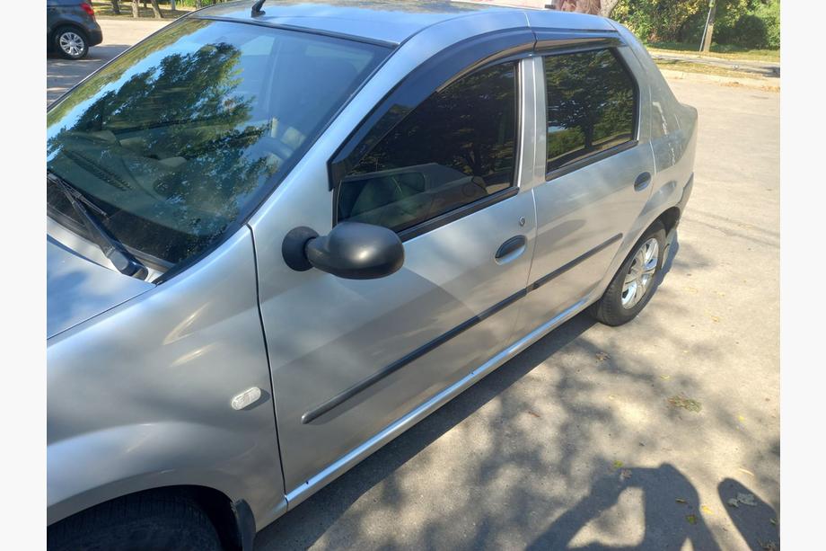 Renault Logan I 2008-2013 гг. Ветровики на окна (4 шт., Sunplex Sport) Image