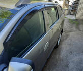 Renault Logan MCV 2013-2022 гг. Ветровики на окна (4 шт., Sunplex Sport) фото 1