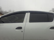 Dacia Sandero 2013-2020 гг. Ветровики на окна (4 шт., Sunplex Sport) фото 6