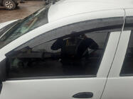 Dacia Sandero 2013-2020 гг. Ветровики на окна (4 шт., Sunplex Sport) фото 5