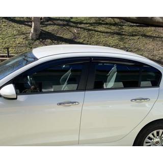 Ветровики на окна (4 шт., Sunplex Sport) Fiat Tipo 2016- гг. фото 2